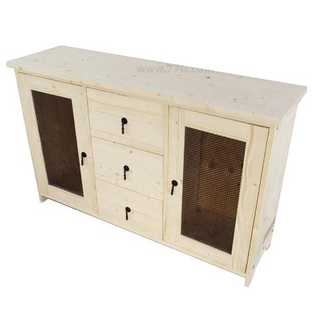 유로 원목 엔틱 서랍 수납장 18mm 1