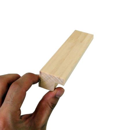 베이직원목손잡이 ㄱ (128mm) 1