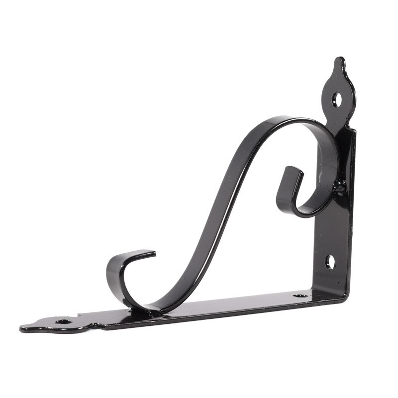 인테리어 까치발 입체 S형 흑색 110x155mm 1