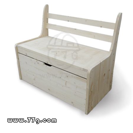 벤치형 간편조립 원목슬라이딩의자 1