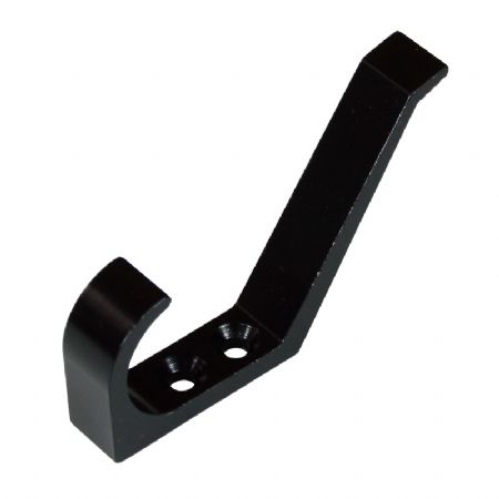 2단 옷걸이 흑반광 1