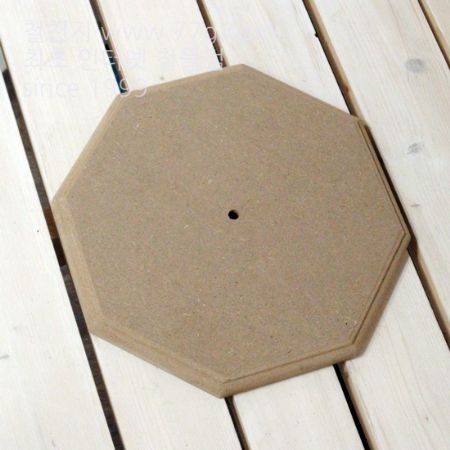 시계재료 MDF 정팔각 1