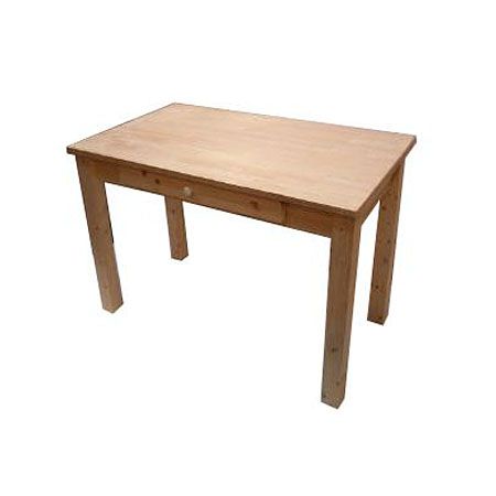 천연 원목 건강 서랍 책상 1