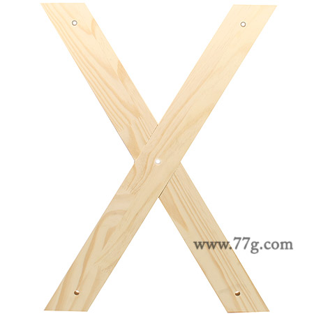 프로방스 원목 X 형 테이블 다리 2개세트 폭96두께24mm 1