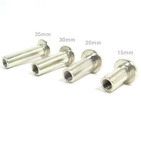 인서트 (코넥팅,연결)  너트 내경 6mm 외경 8mm 길이 25mm  1