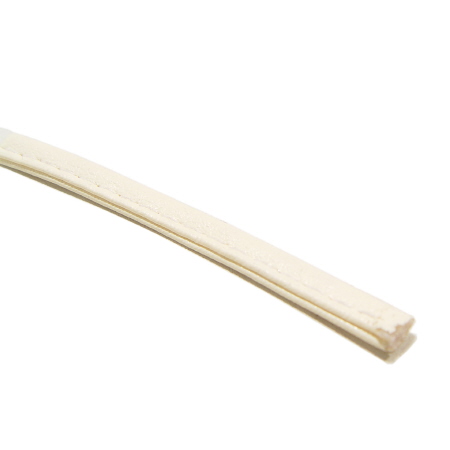 목걸이끈 레쟈 아이보리 5mm (P.U낚시줄) 1M당 1