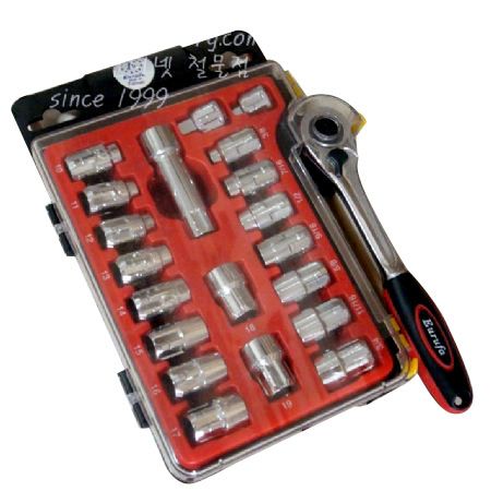 관통 소켓 렌치 21Pc 1
