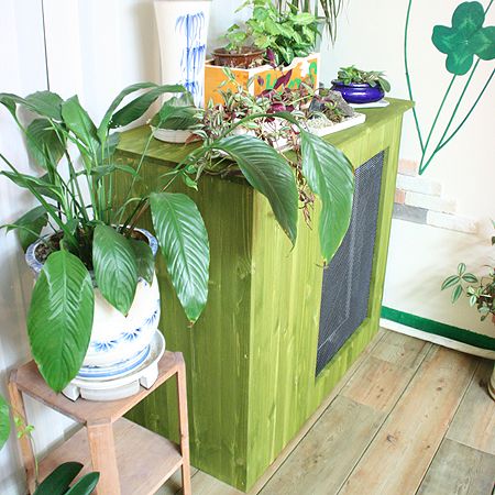 에어콘 실외기(가리개) 파티션