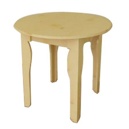 착한 집성원목 18mm 테이블 원형 비너스 1