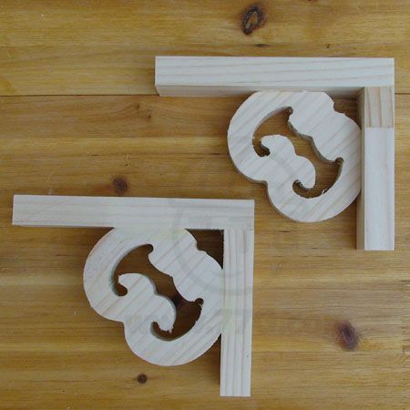 우드워커 원목까치발 2개 1조 · 포트 12×15cm