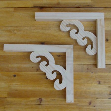 우드워커 원목까치발 2개 1조 · 엔틱 20×25cm 1