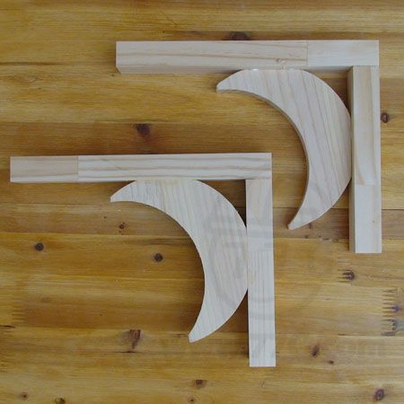 우드워커 원목까치발 2개 1조 · 루나 20×25cm 1