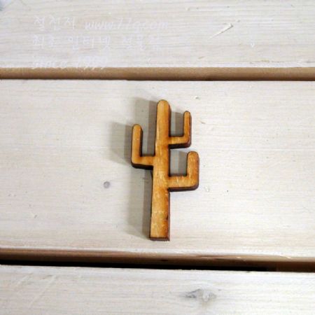 버닝아트 장식물 선인장 W26mmXH60mm 1