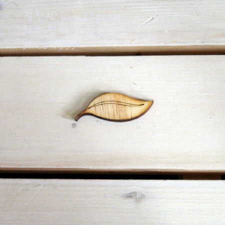 버닝아트 장식물 잎사귀1 W50mmXH20mm 1