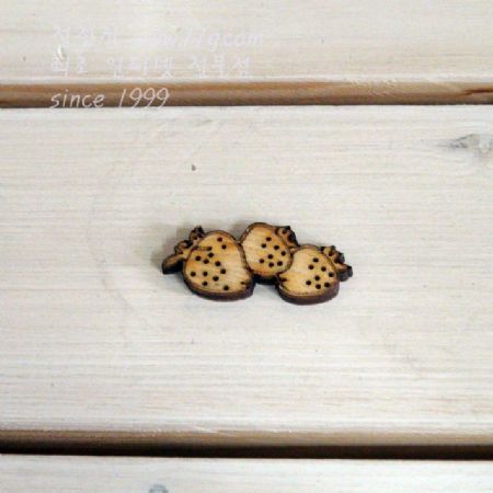 버닝아트 장식물 딸기 2 W40mmXH15mm 1