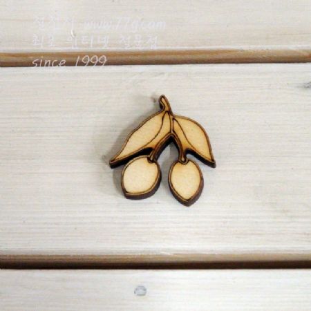 버닝아트 장식물 버찌 W40mmXH45mm 1