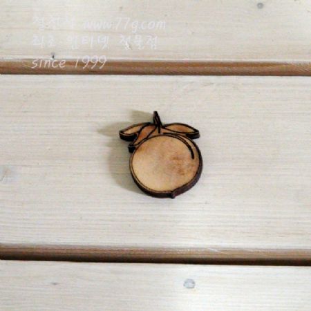 버닝아트 장식물 복숭아1 W30mmXH38mm 1