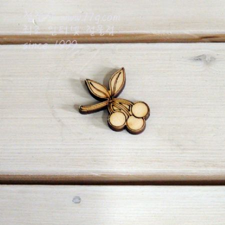 버닝아트 장식물 앵두 W35mmXH40mm 1