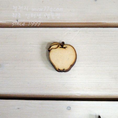 버닝아트 장식물 사과1 W30mmXH34mm 1