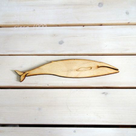 버닝아트 장식물 고래 W 240mm X H 48mm 1