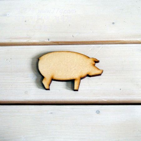 버닝아트 장식물 돼지 W 80mm X H 50mm 1