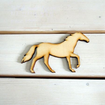 버닝아트 장식물 말 W 120mm X H 75mm 1