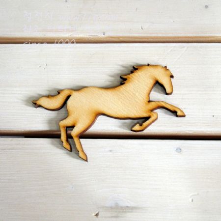 버닝아트 장식물 말 2 W 110mm X H 70mm 1