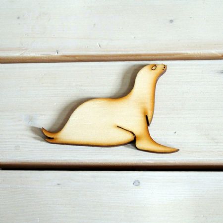 버닝아트 장식물 물개 W 95mm X H 65mm 1