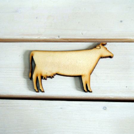 버닝아트 장식물 젖소 W 110mm X H 70mm 1