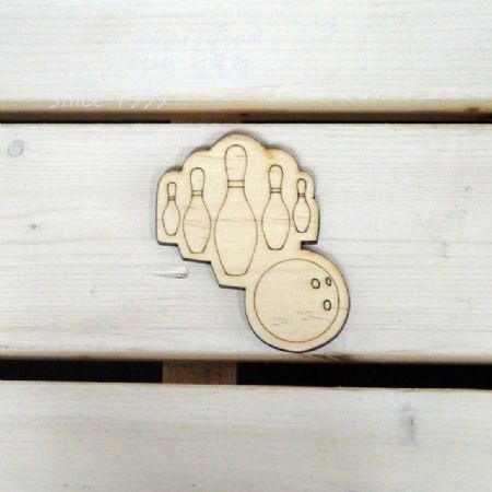 버닝아트 장식물 볼링 W65mmXH70mm 1