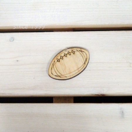 버닝아트 장식물 럭비공 W55mmXH30mm 1