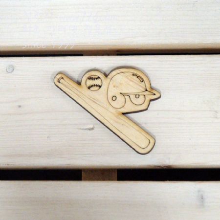 버닝아트 장식물 야구 W82mmXH45mm 1