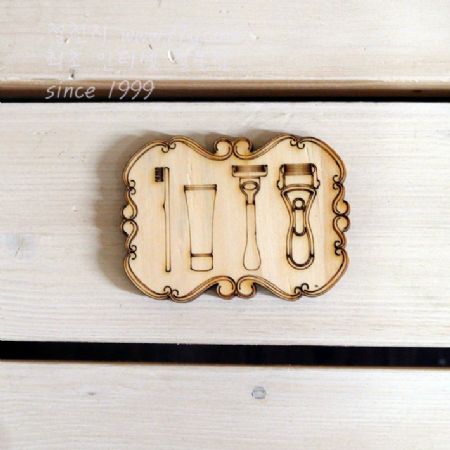 버닝아트 장식물 욕실용품 W70mmXH50mm 1