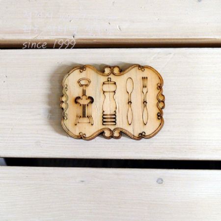 버닝아트 장식물 식기도구 W70mmXH50mm 1