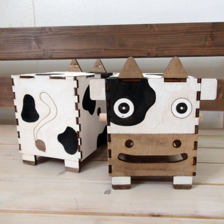 버닝아트 롤티슈 케이스 젖소 1