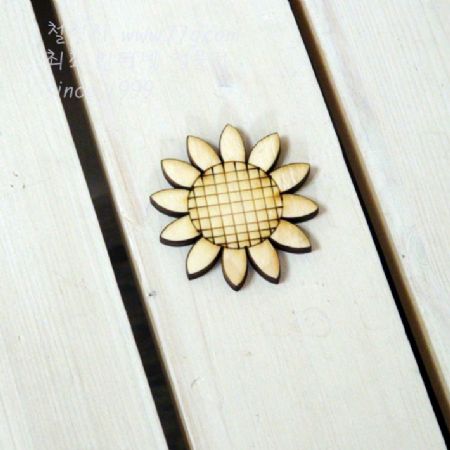 버닝아트 장식물 플라워1 W55mmXH55mm 1