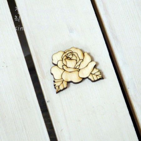 버닝아트 장식물 플라워2 W50mmXH40mm 1