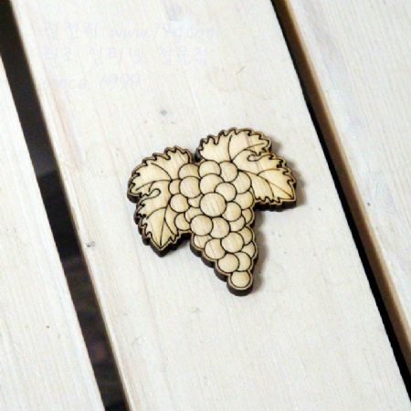 버닝아트 장식물 포도 W46mmXH48mm 1