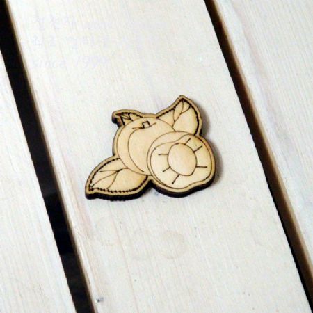 버닝아트 장식물 복숭아2 W50mmXH40mm 1