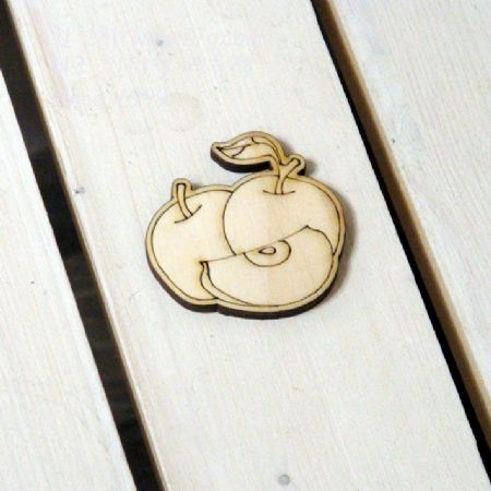 버닝아트 장식물 사과2 W50mmXH48mm 1