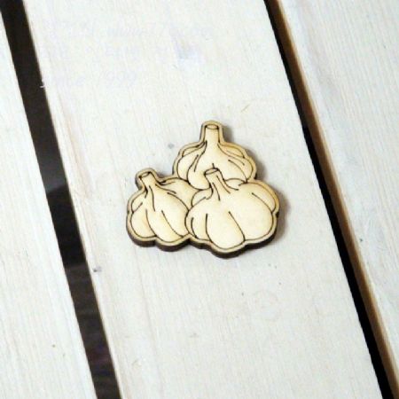 버닝아트 장식물 마늘 W46mmXH44mm 1