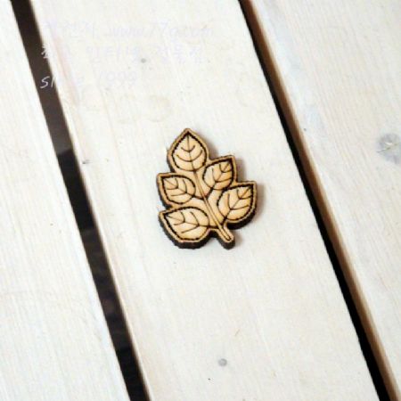 버닝아트 장식물 나뭇잎4 W36mmXH48mm 1