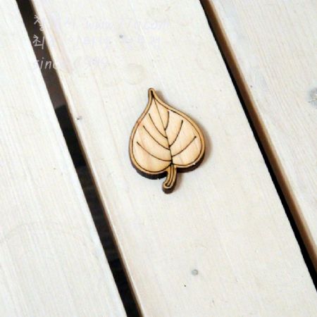 버닝아트 장식물 나뭇잎5 W35mmXH50mm 1