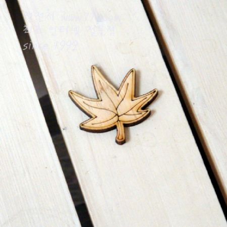 버닝아트 장식물 나뭇잎12 W55mmXH54mm 1