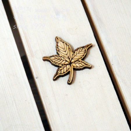 버닝아트 장식물 나뭇잎10 W55mmXH55mm 1