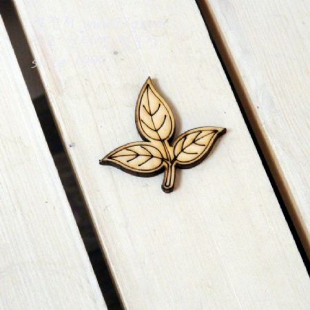 버닝아트 장식물 나뭇잎16 W55mmXH52mm 1