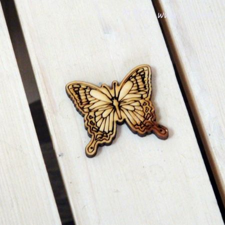 버닝아트 장식물 나비 W48mmXH45mm 1