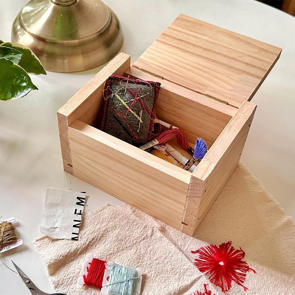 원목 보관함 만들기 10인용 1