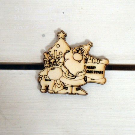 버닝아트 장식물 산타와 루돌프2 W70XH62 1