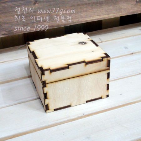 버닝아트 짜임 수납박스 1